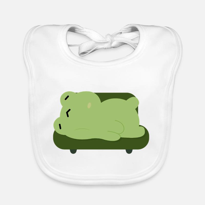 Sleepy Frog Couch Buddy Organic Baby Bibs