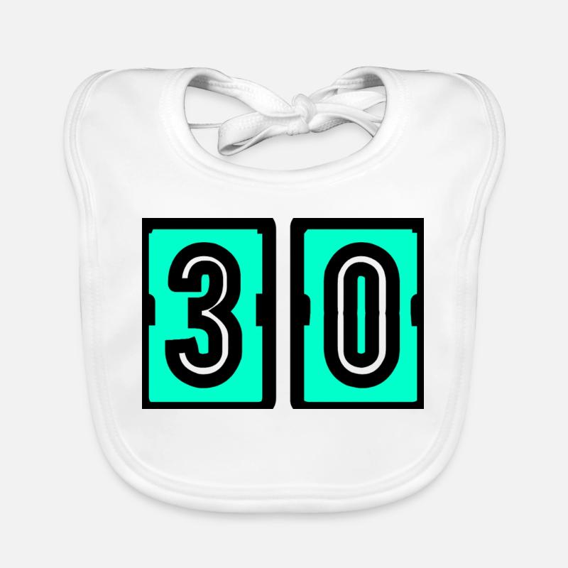 30. 30 YEARS. 30th ANNIVERSARY. 30 YEARS ANNIVERSARY. Organic Baby Bibs
