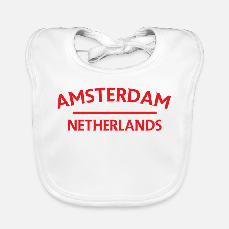 Textdesign Amsterdam – Pays-Bas Bavoir bio Bébé
