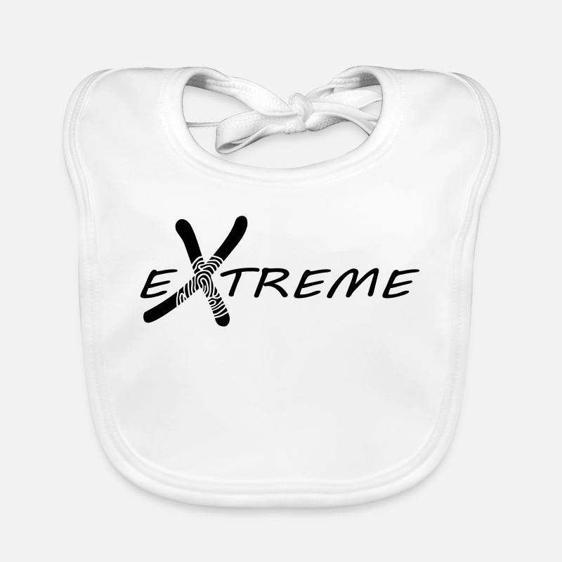 Excès - Bavoir bio Bébé - blanc