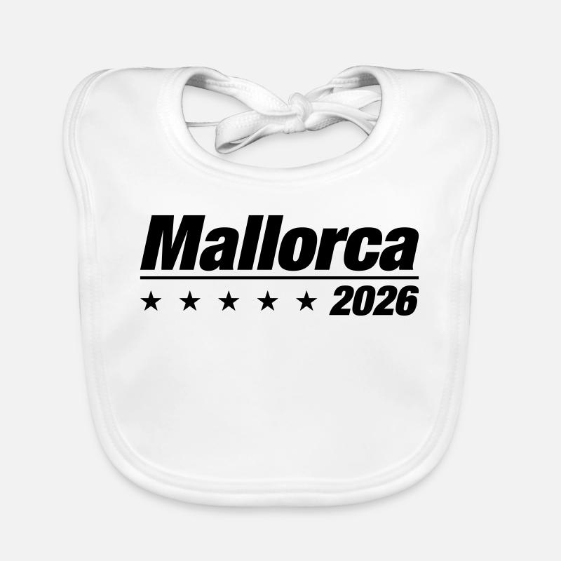 Majorque 2026 Vacances à Majorque Bavoir bio Bébé