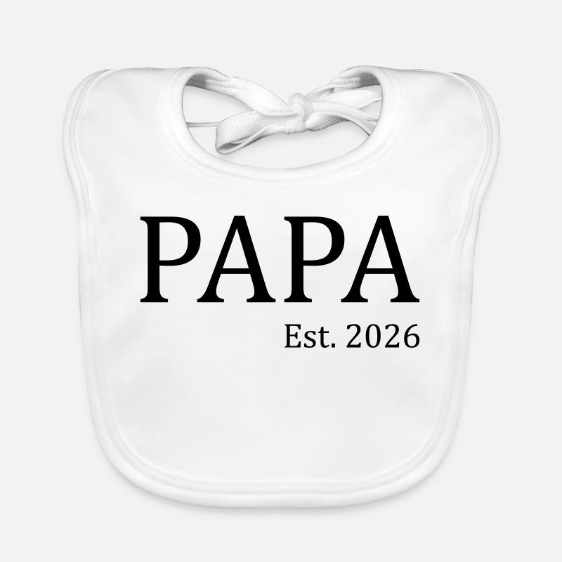 Papa 26 Bavoir bio Bébé