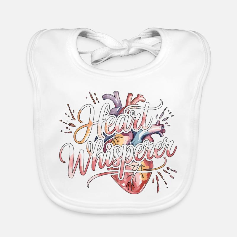 Cardiac Tech Heart Whisperer Pacemaker Technician Baby Bio-Lätzchen