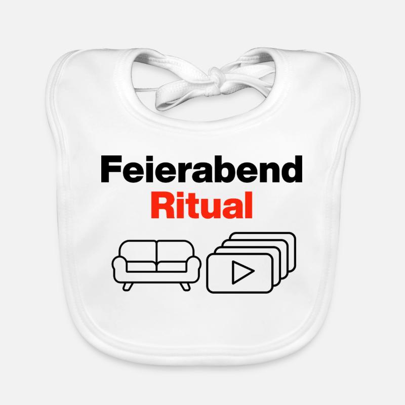 Feierabend Ritual – Sofa & Serien & Chill Baby Bio-Lätzchen