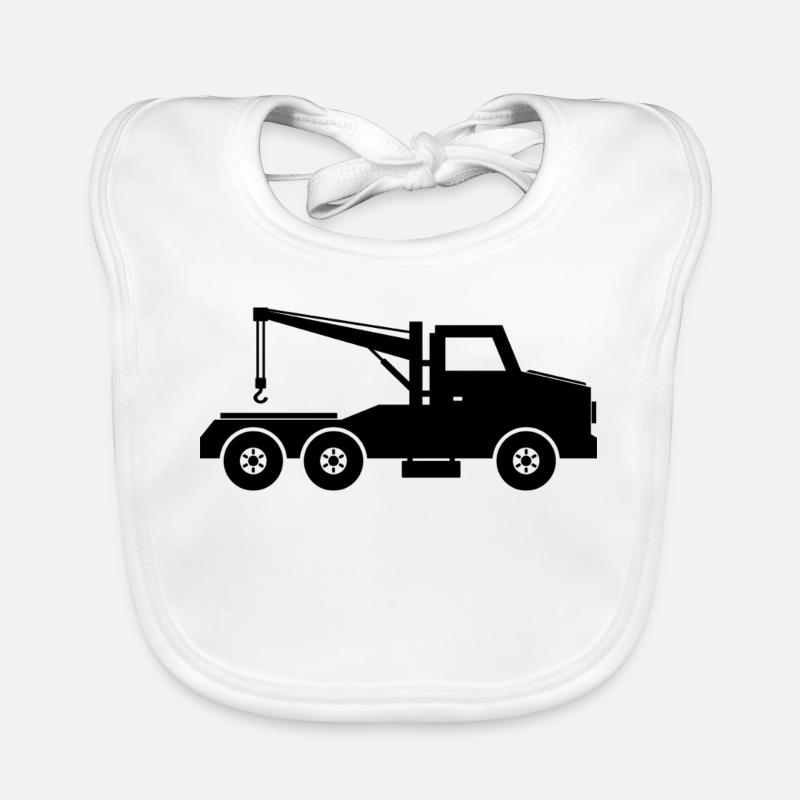 Abschleppwagen Baby Bio-Lätzchen