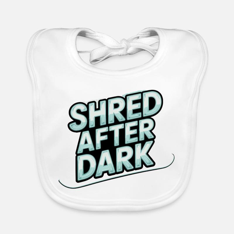 Shred after midnight Organic Baby Bibs
