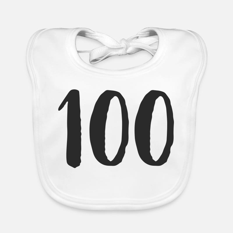 100 dessinés à la main Bavoir bio Bébé