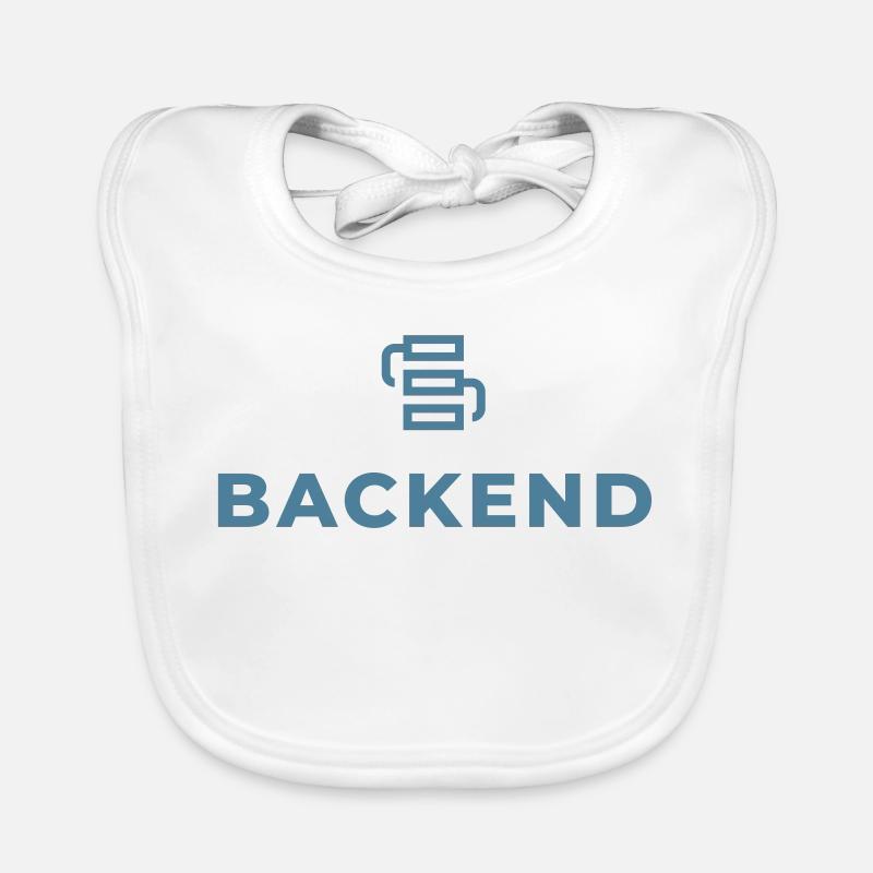 Logo du lien backend - Bavoir bio Bébé - blanc