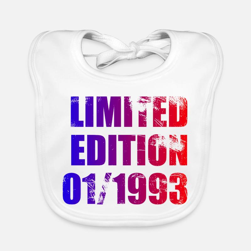 33. Geburtstag Limited Edition 01/1993 Baby Bio-Lätzchen