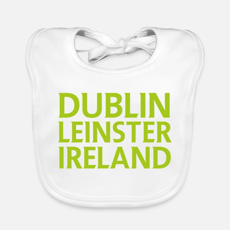 Dublin – Irland Textdesign Baby Bio-Lätzchen