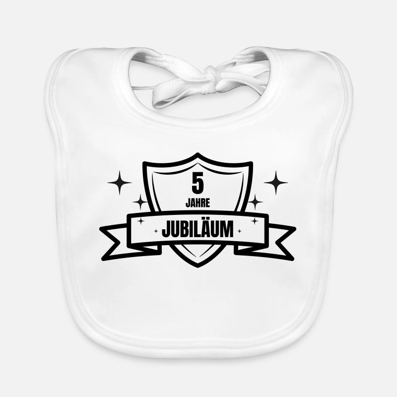 5 Year Anniversary Gift Organic Baby Bibs