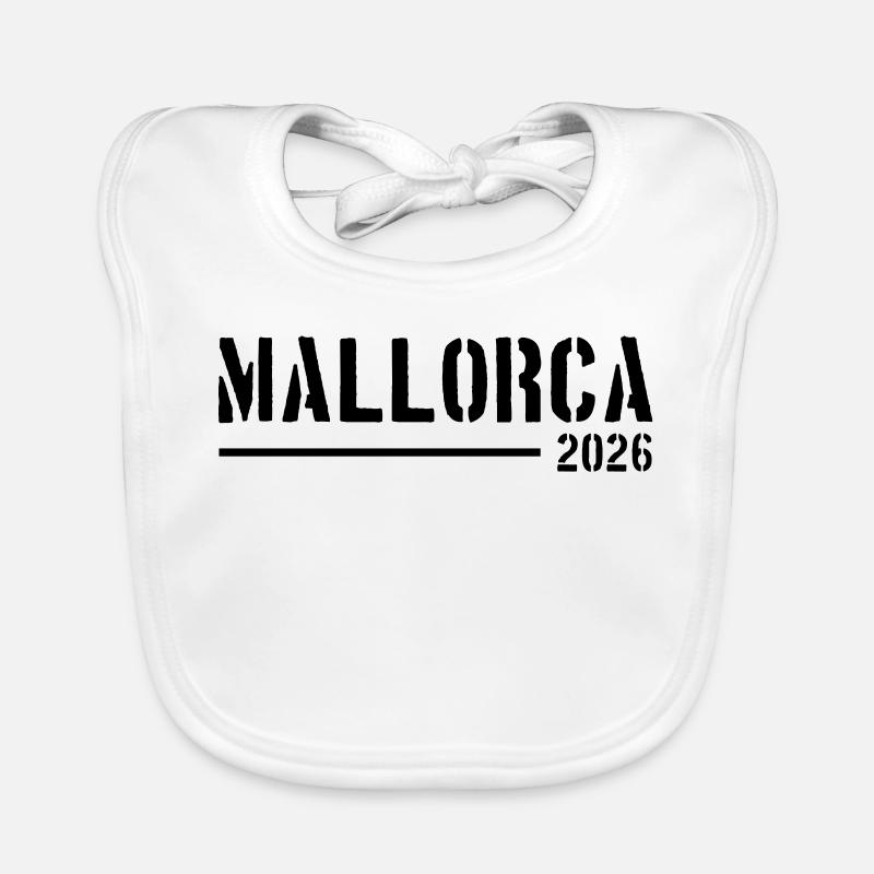 Vacances à Majorque 2026 Bavoir bio Bébé
