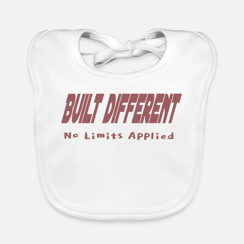 Built Different – No Limits Applied Organic Baby Bibs