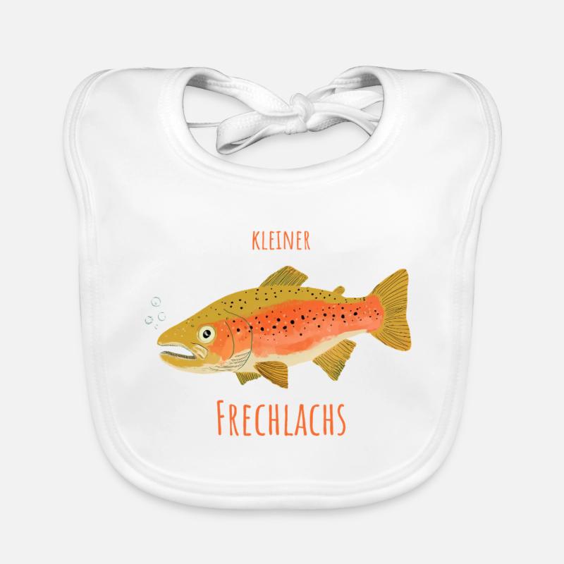 Little cheeky salmon Organic Baby Bibs