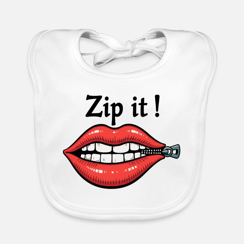 Zip It Lips Organic Baby Bibs