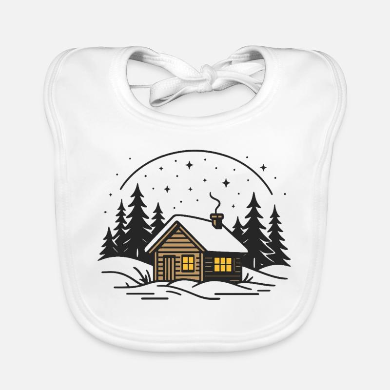 Cabane au clair de lune Bavoir bio Bébé