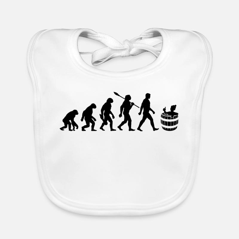 Évolution - Bain de glace - Bain d’hiver - Bain de glace Bavoir bio Bébé