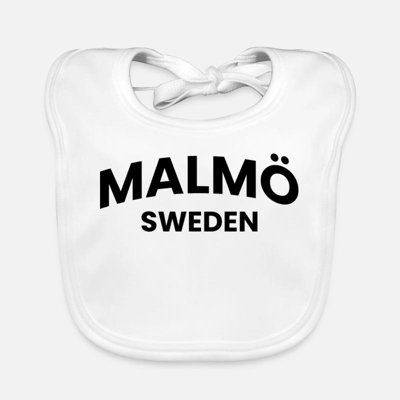 Malmo Sweden Organic Baby Bibs
