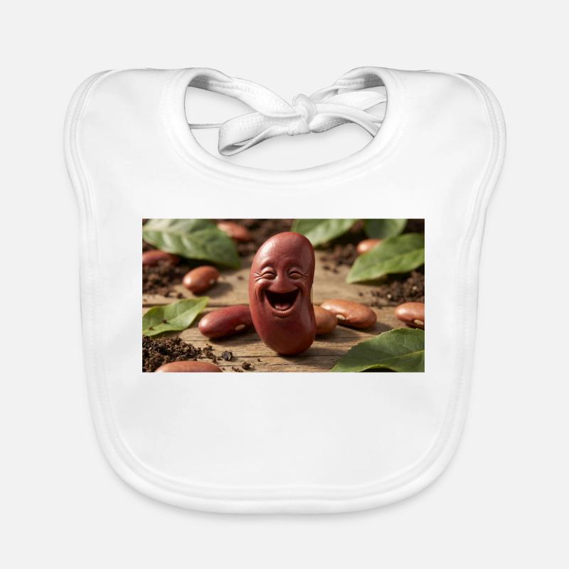 Chickbean Laughing Bean Organic Baby Bibs