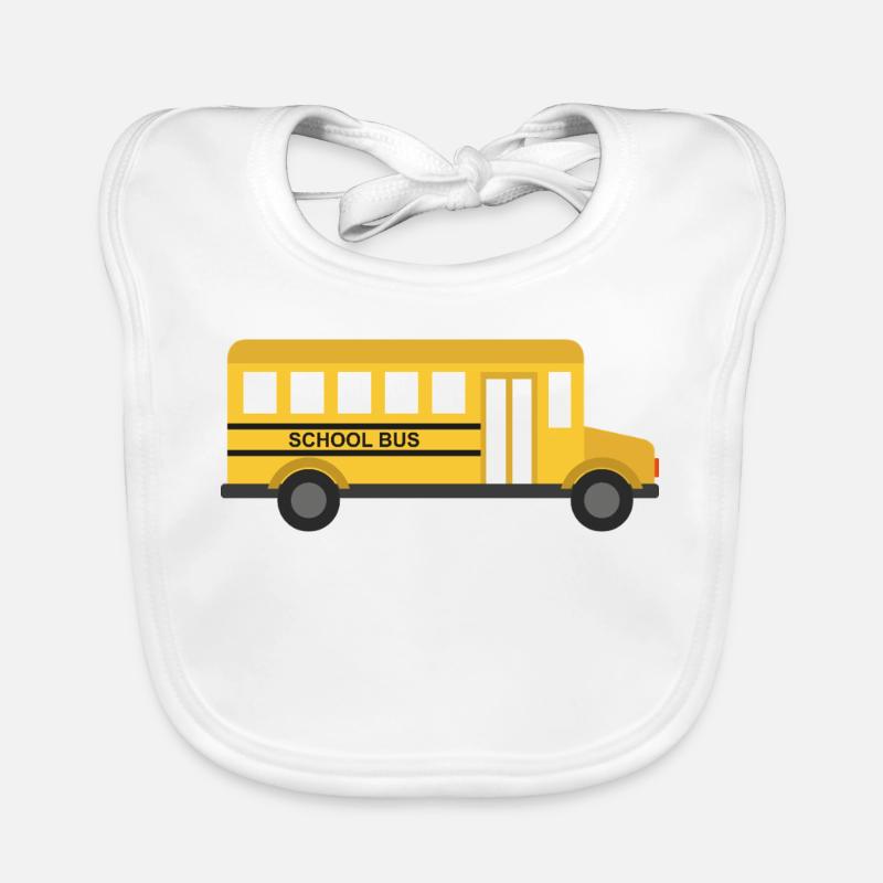 Schulbus Baby Bio-Lätzchen