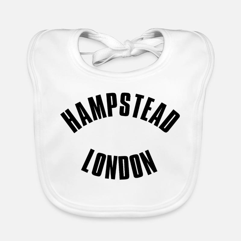 Hampstead London Stamp Organic Baby Bibs