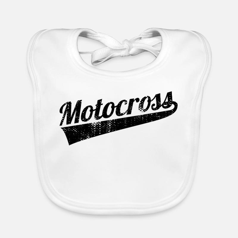 Motocross Bavoir bio Bébé