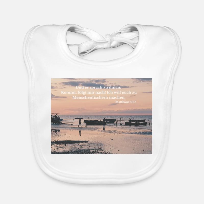 Vocation sur la plage : pêcheur d’hommes Bavoir bio Bébé