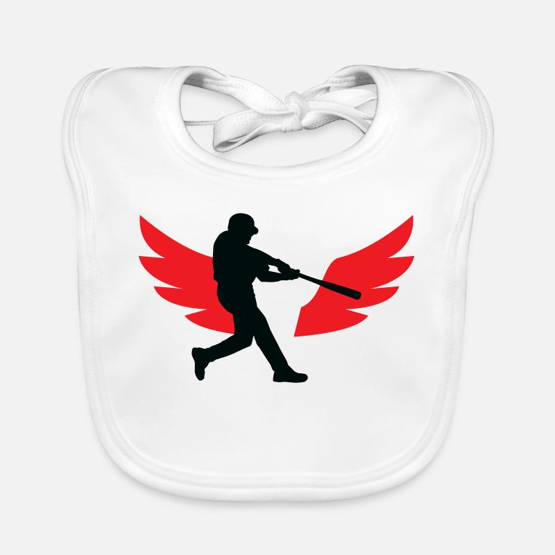 Baseball - Sport Bavoir bio Bébé