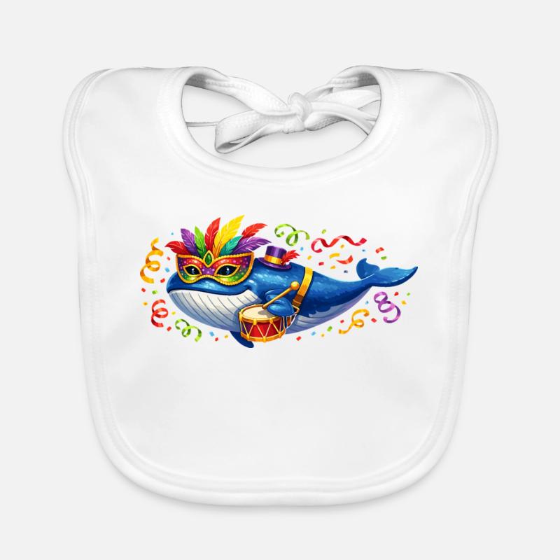 Cadeau du Carnaval de Karnewal Bavoir bio Bébé