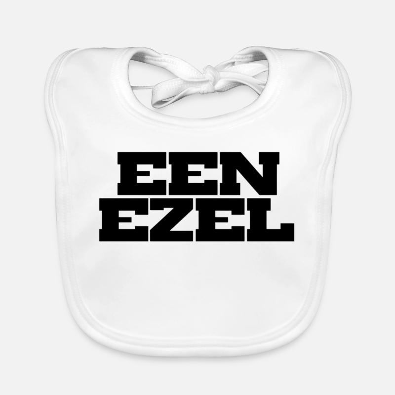 A VERY Geometric Block Typography Organic Baby Bibs