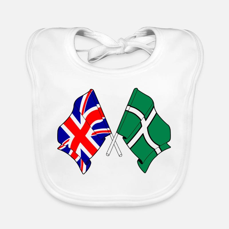 Devon & Great Britain Cross Baby Bio-Lätzchen