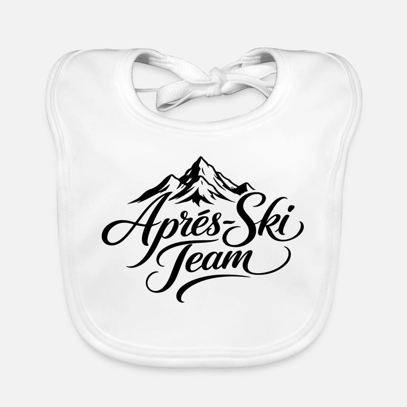 Apres Ski Team Berge Baby Bio-Lätzchen