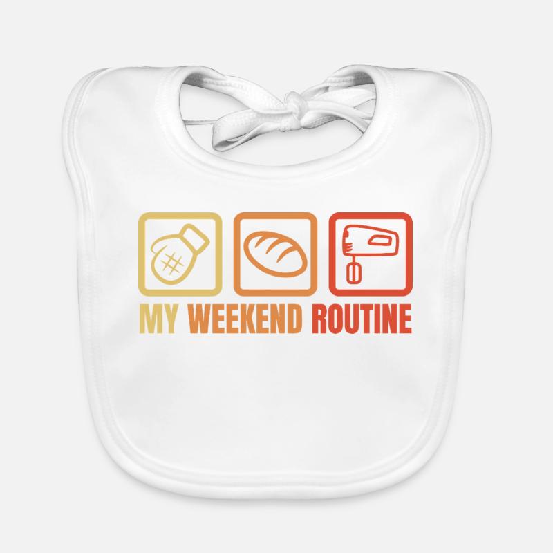 Ma routine du week-end Bavoir bio Bébé