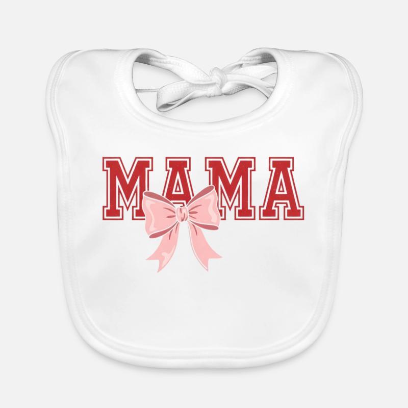 Mama Bow – Classique de la faute de frappe de Mama Bavoir bio Bébé