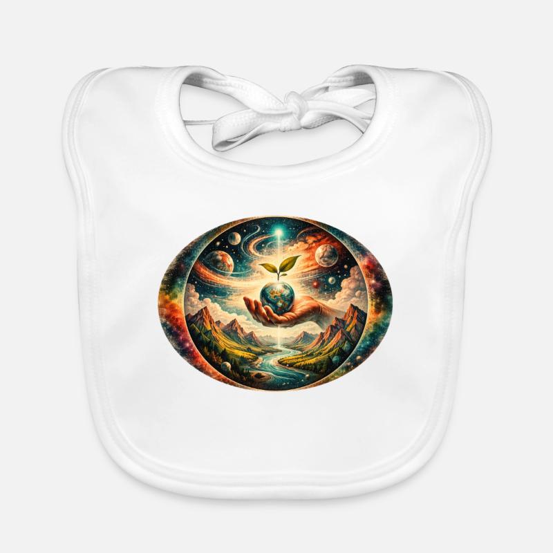 Kosmische Saat der Erde Baby Bio-Lätzchen