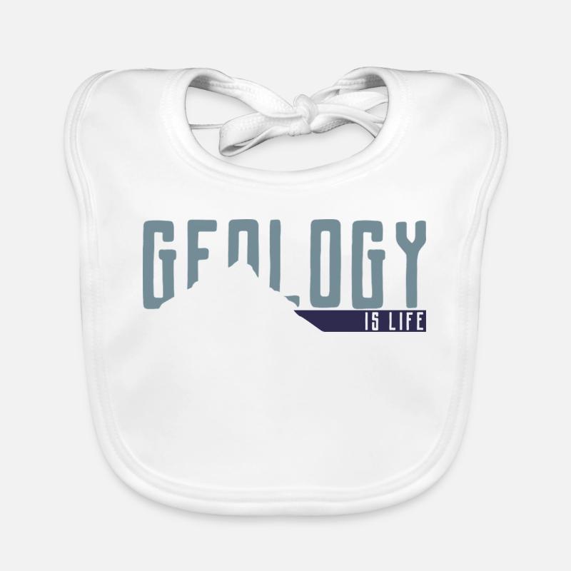 Geology is life Organic Baby Bibs