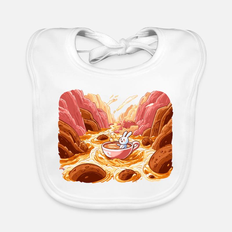 Kuscheltee im Lava-Tal Baby Bio-Lätzchen