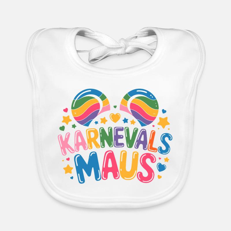 Carnival Mouse Cologne Carnival Mouse Organic Baby Bibs