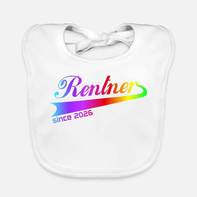 Rentner 2026 Ruhestand Rentner Pullover, Kappe Baby Bio-Lätzchen