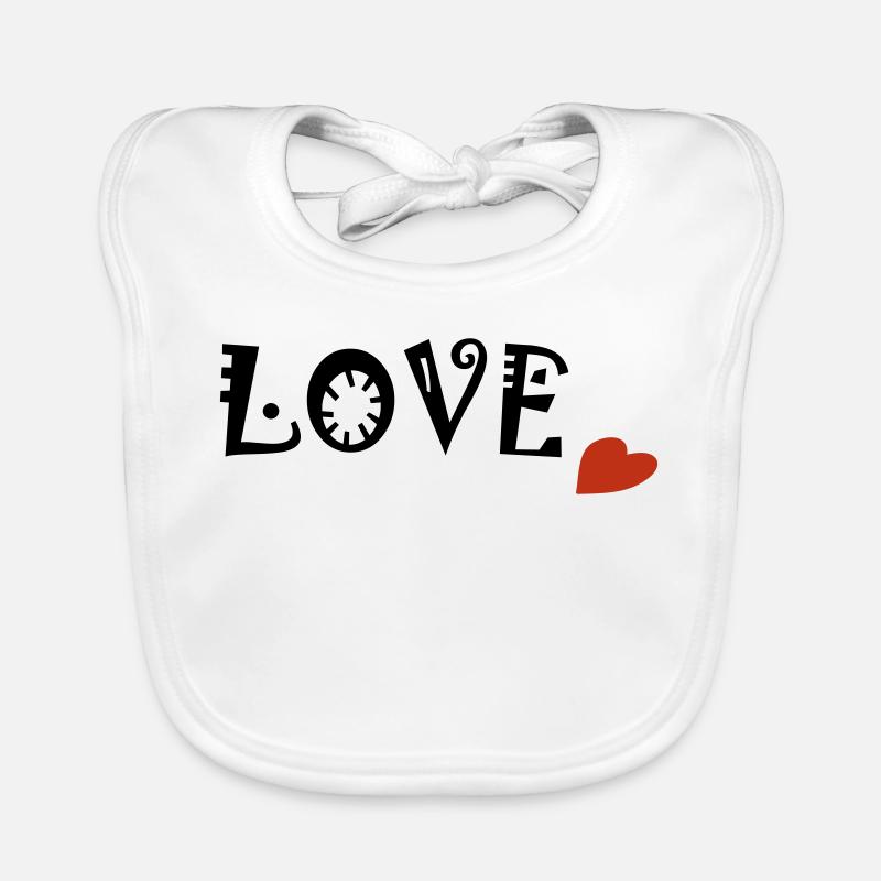 Amour Bavoir bio Bébé