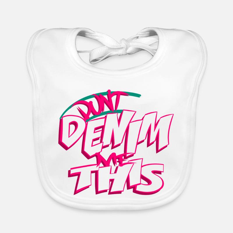 Ne me faites pas ça en denim Bavoir bio Bébé