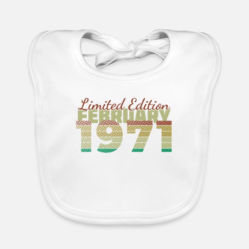 55e anniversaire Édition Limitée (SCR) 02/1971 Bavoir bio Bébé