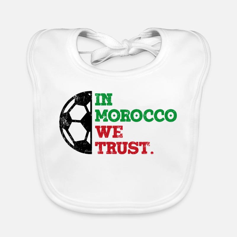 In Morocco we trust Organic Baby Bibs