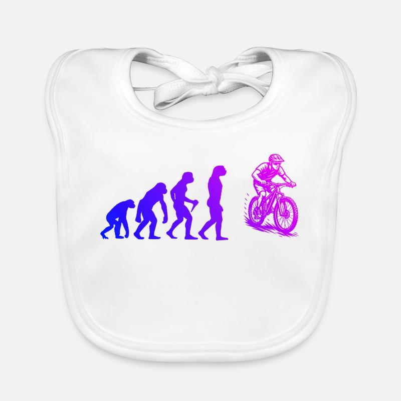 Conception simple et intemporelle du VTT Bavoir bio Bébé