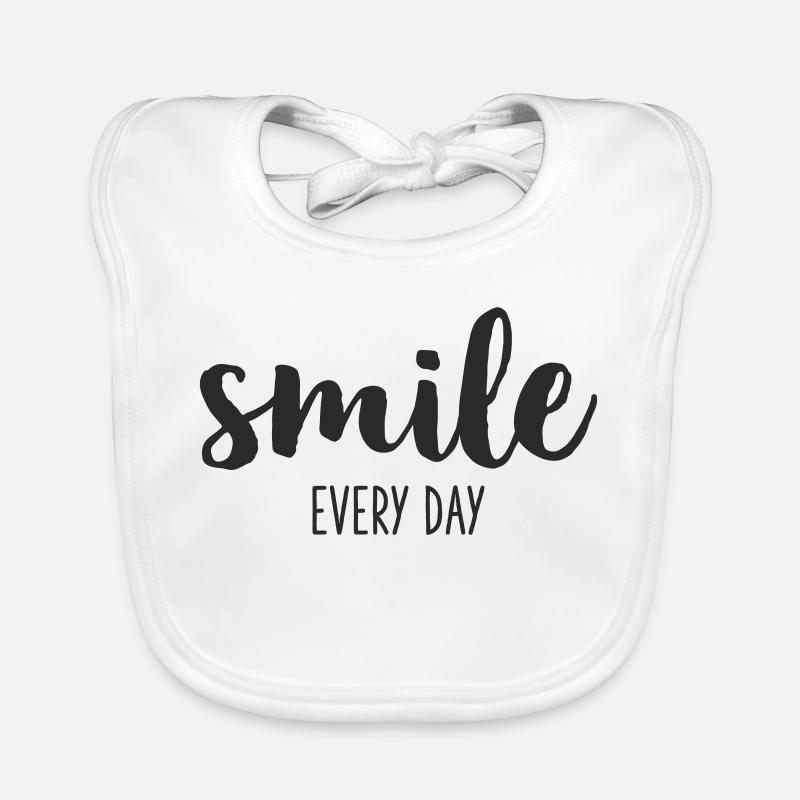 sourire tous les jours Bavoir bio Bébé