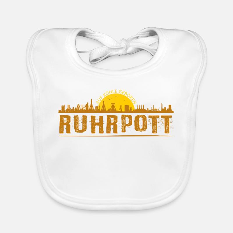 Silhouette de Ruhrpott Bavoir bio Bébé