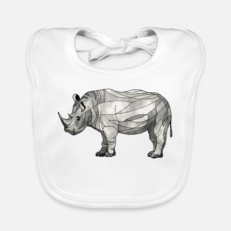 Nashorn Baby Bio-Lätzchen