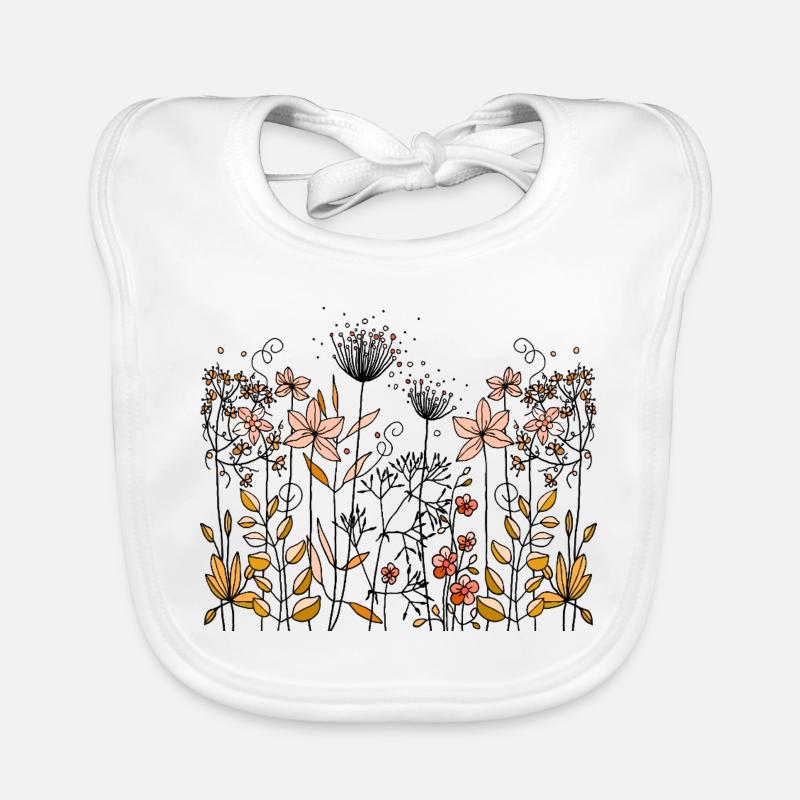 Fleur Bavoir bio Bébé