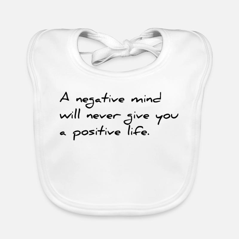 Motivierender Spruch Englisch  Baby Bio-Lätzchen