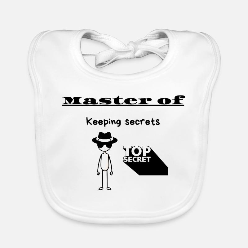 Master of Keeping secrets Organic Baby Bibs